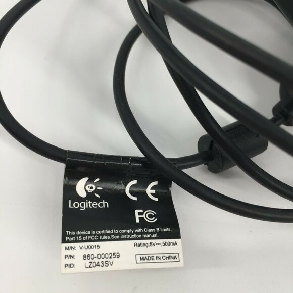 Logitech C310 HD 720P Webcam USB Plug In V-U0015 Black Widescreen Video - Picture 2 of 5